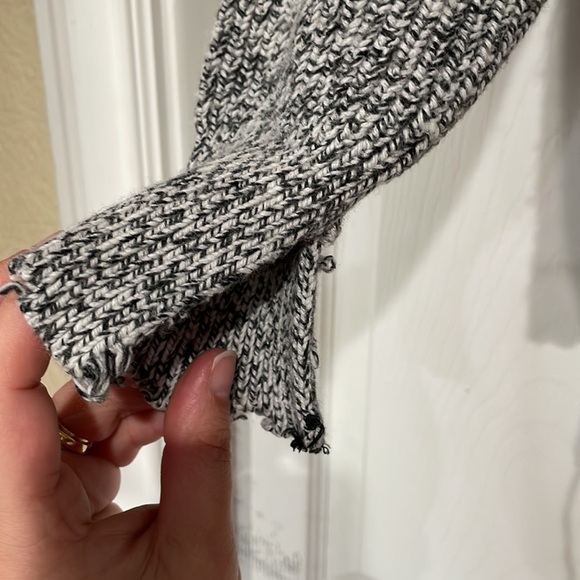 Helmut Lang Destroyed Marled Oversized Sweater XS - Picture 5 of 9